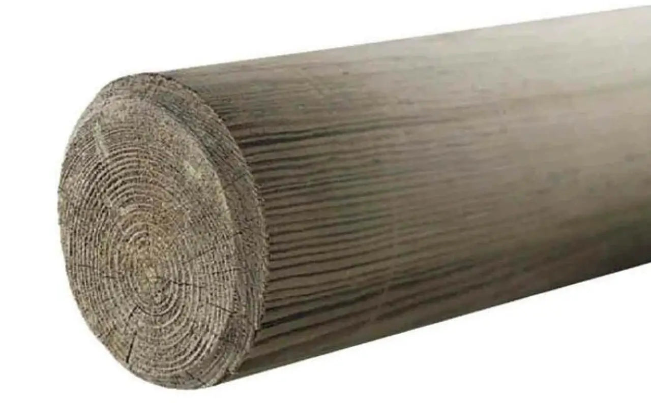Rondin en bois autoclave Ø10 cm – Longueur 4 m